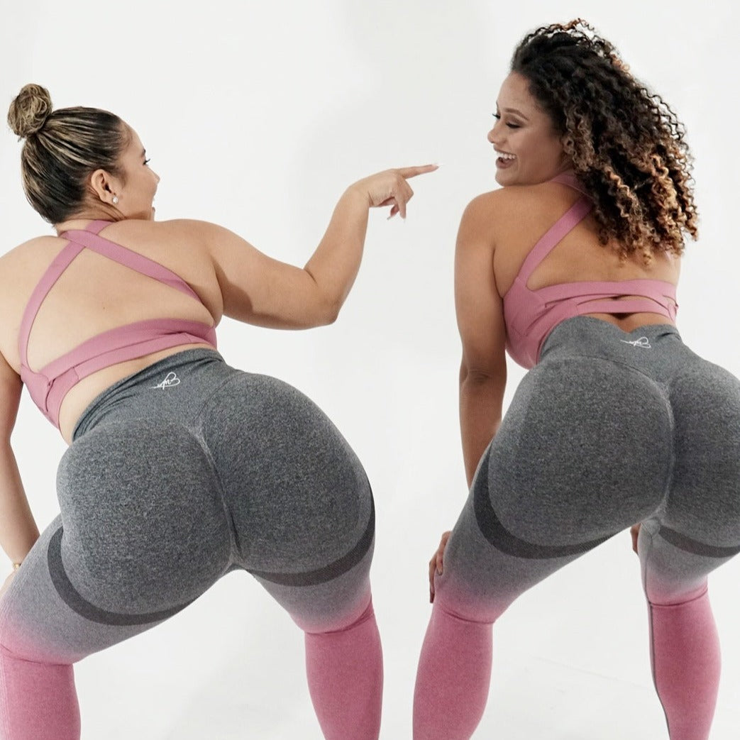 Manifest Booty Pink Ombre Leggings
